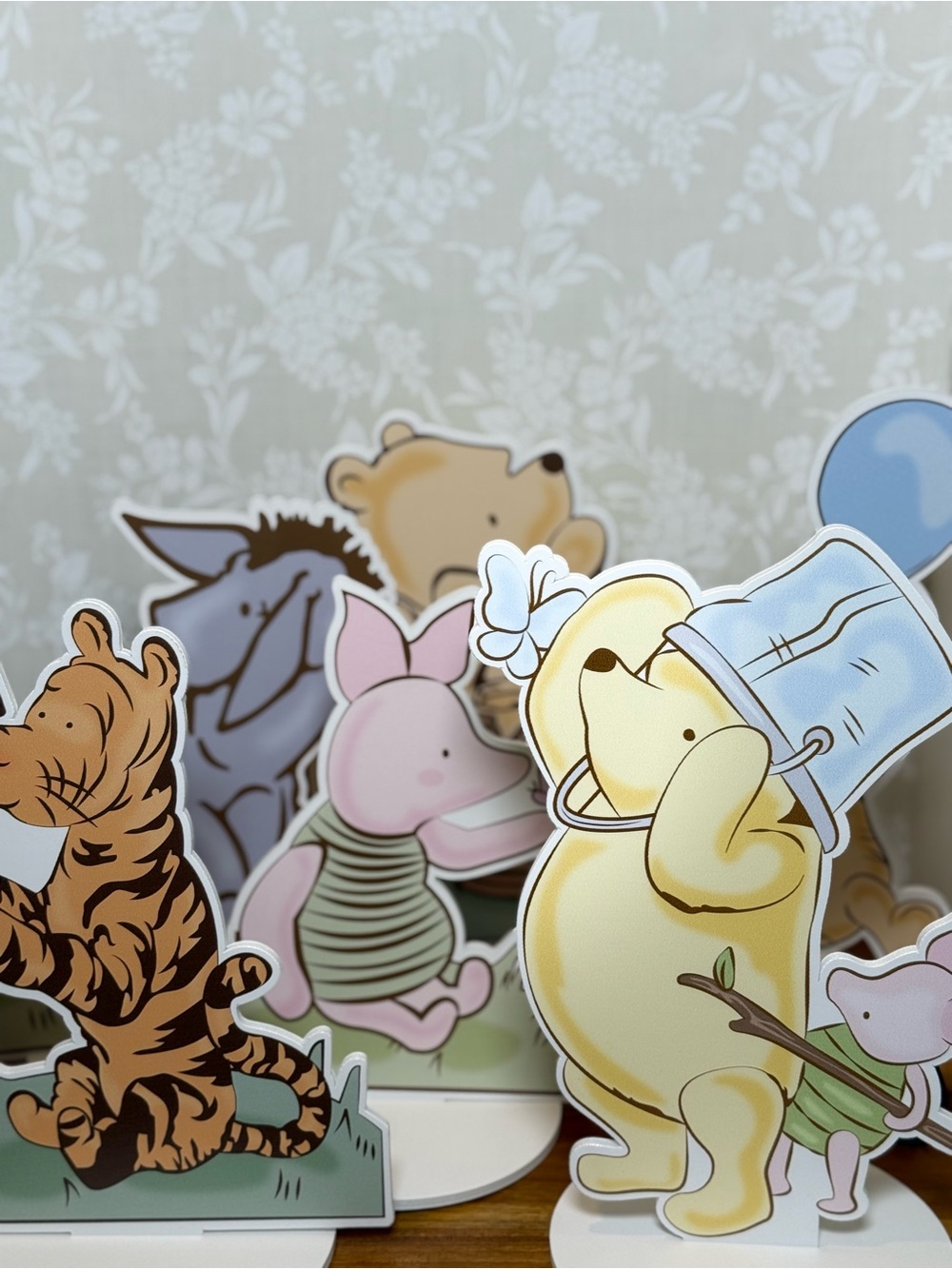 Classic Winnie the Pooh Style Foam Cut Out Table Decor